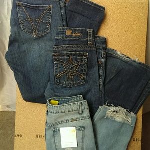 3 pairs jeans